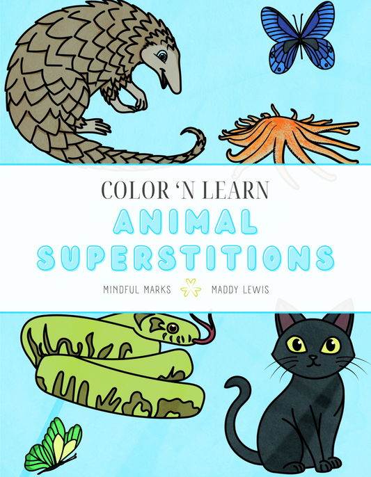 Color 'n Learn - Animal Superstitions