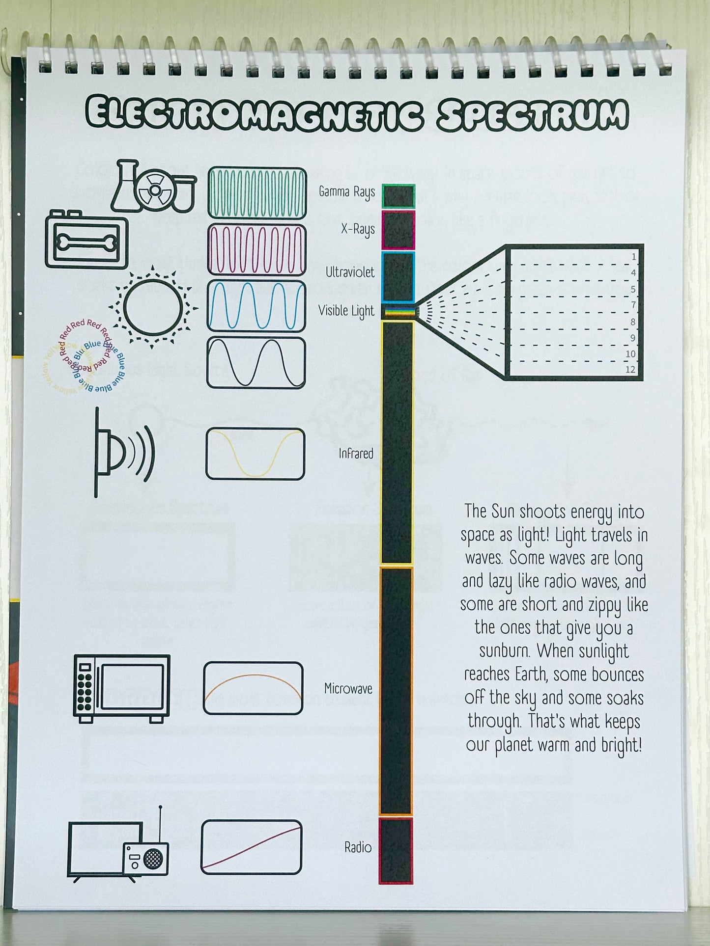 Kids' Color 'n Learn - Space with Color Guide